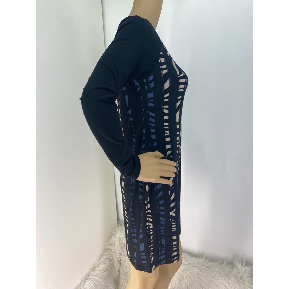 "BANANA REPUBLIC" MULTICOLOR ABSTRACT PRINT CAREER CASUAL DRESS SIZE: XS NWT - Picture 2 of 3